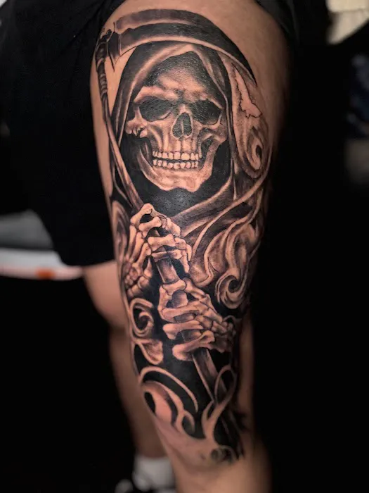 Blue Rose Tattoo 1