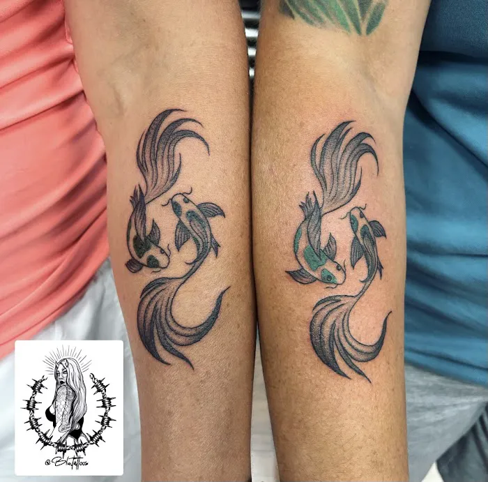 Blue Rose Tattoo 9