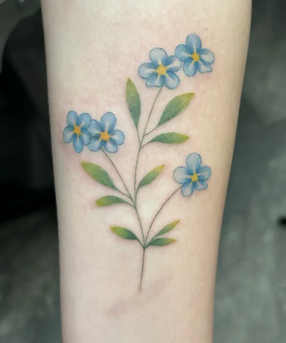 Sacred Dahlia Tattoo 0