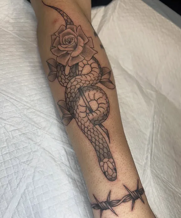 Sacred Dahlia Tattoo 8