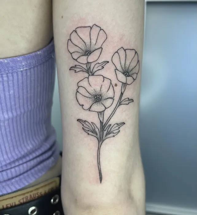 Sacred Dahlia Tattoo 7