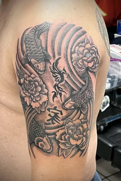 Blue Lotus Tattoo 4
