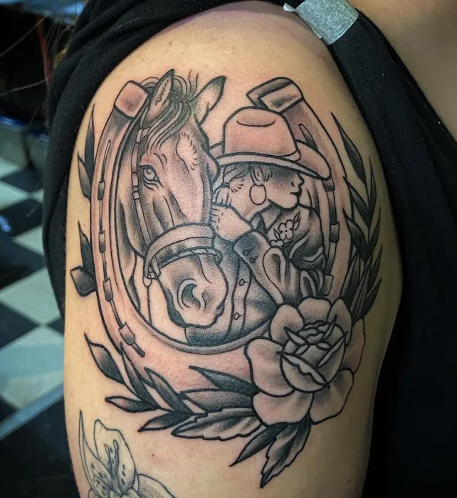 Crimson Arrow Tattoo 4
