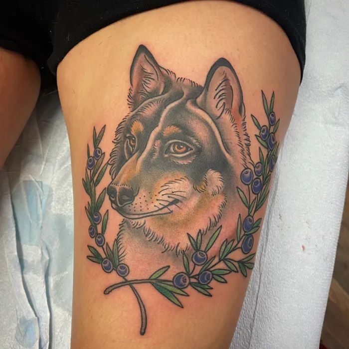 Crimson Arrow Tattoo 9