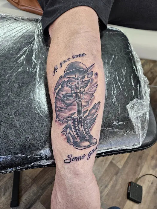 Crimson Arrow Tattoo 7
