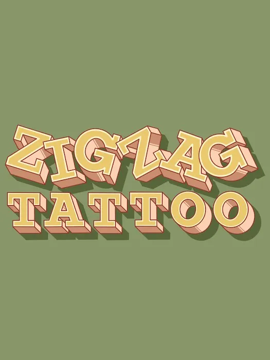 Zigzag Tattoo 9