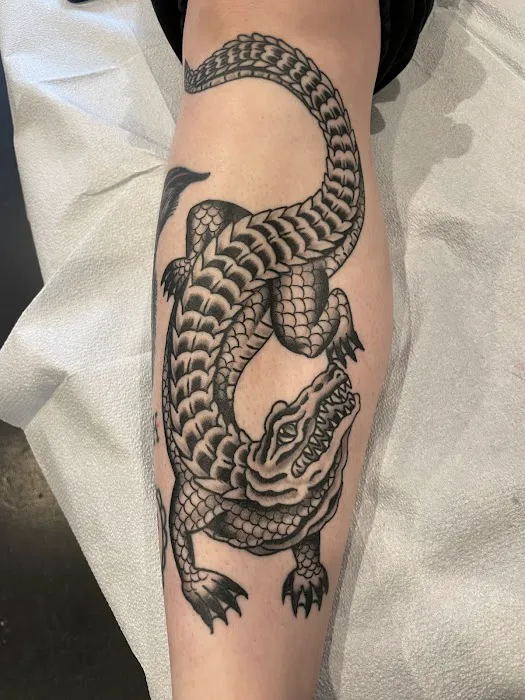 Rose & Dagger Tattoo 8