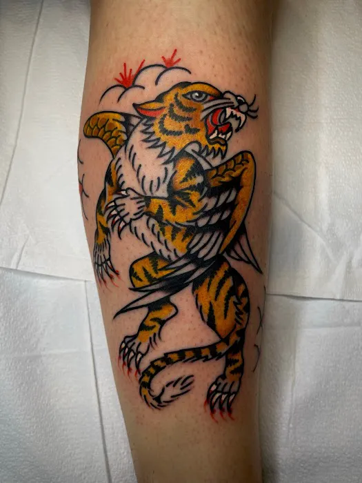 Rose & Dagger Tattoo 4