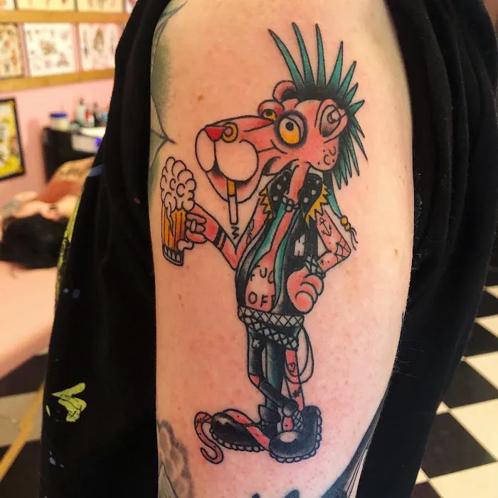 Pink Panther Tattoo 0