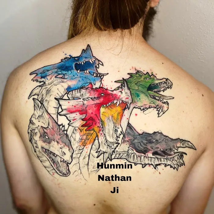 Rain and Forest tattoo 4