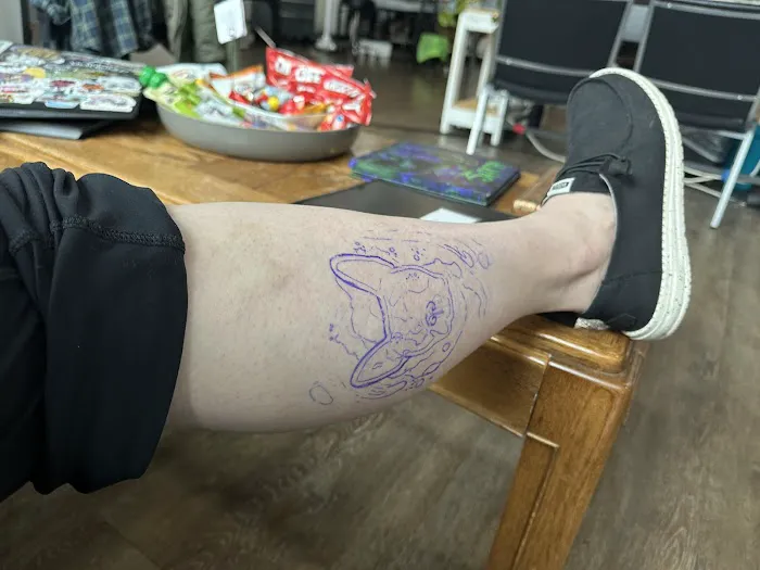 Oak Iris Tattoo 4