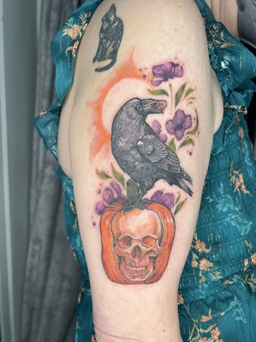 Oak Iris Tattoo 5