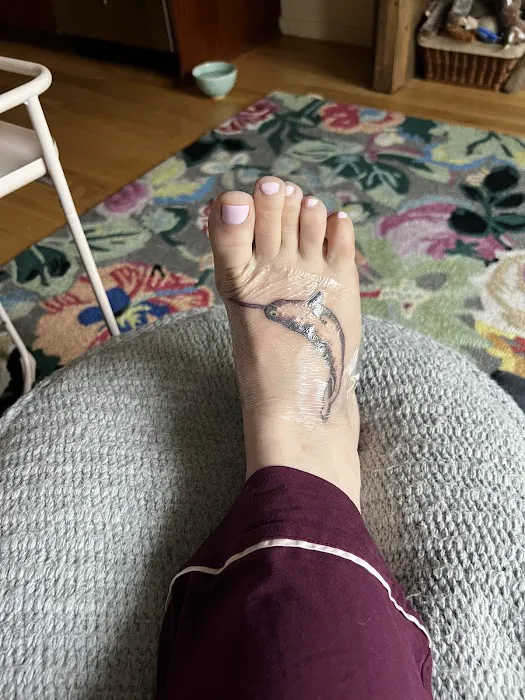 Oak Iris Tattoo 6