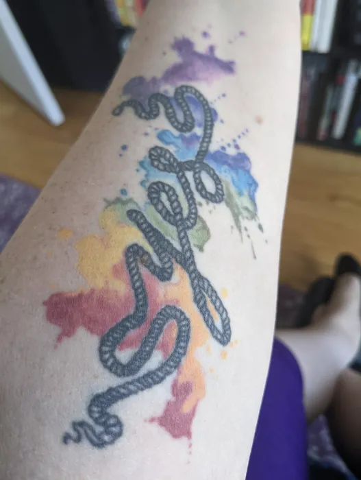 Oak Iris Tattoo 8