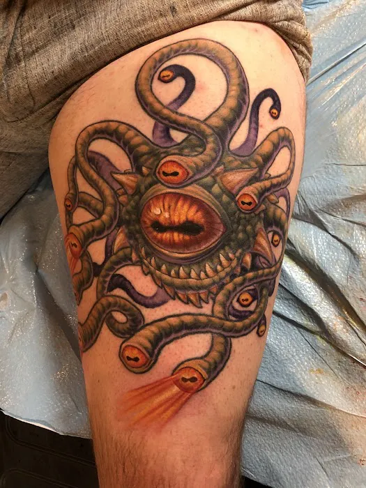Optic Nerve Arts Tattoo 9