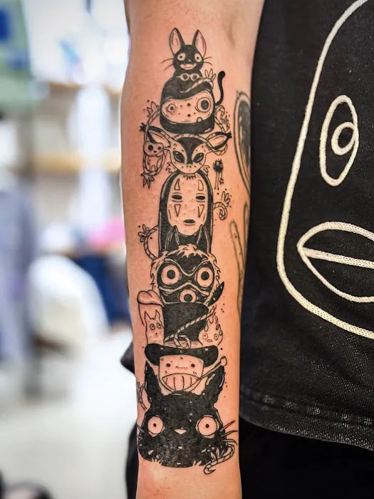 Happy Fangs Tattoo 2