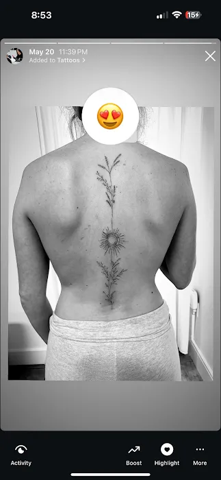 Fine line tattoos by Mari 8