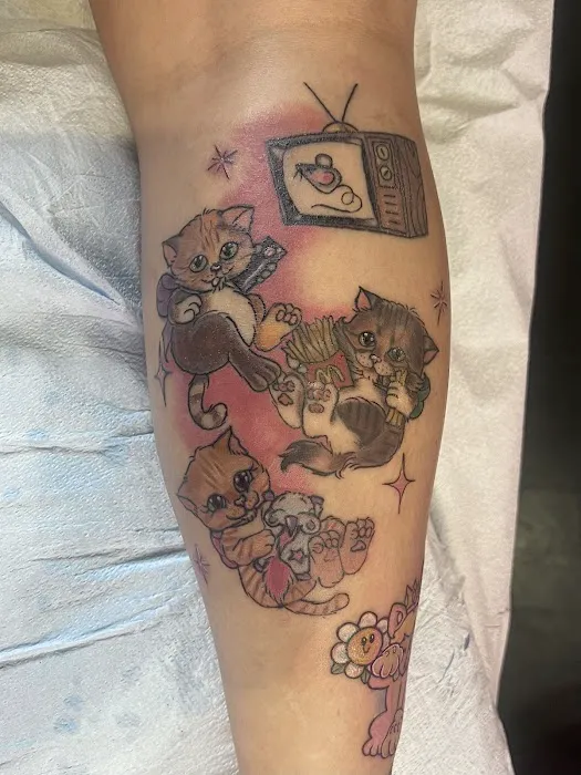Electric Kitten Tattoo 4