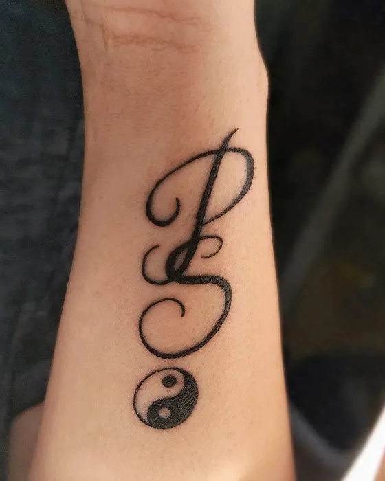 Arrow and Sword Tattoo 8
