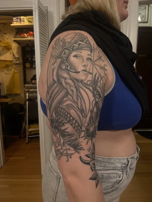 Rose and Serpent Tattoo 1