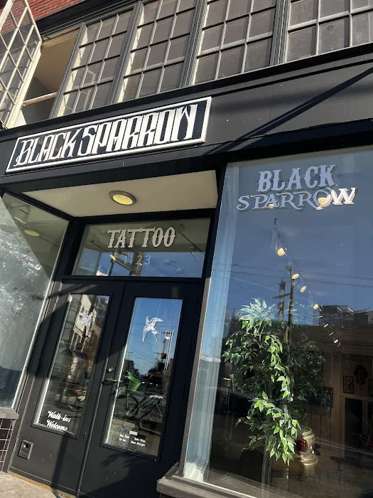 Black Sparrow Tattoo 2