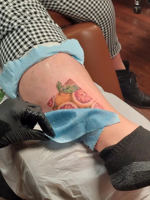 Rabbit and Thorn Tattoo 6