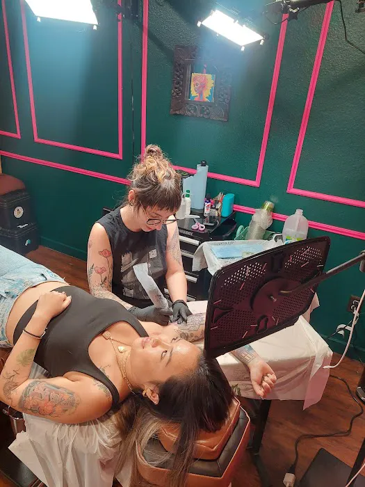 Rabbit and Thorn Tattoo 7