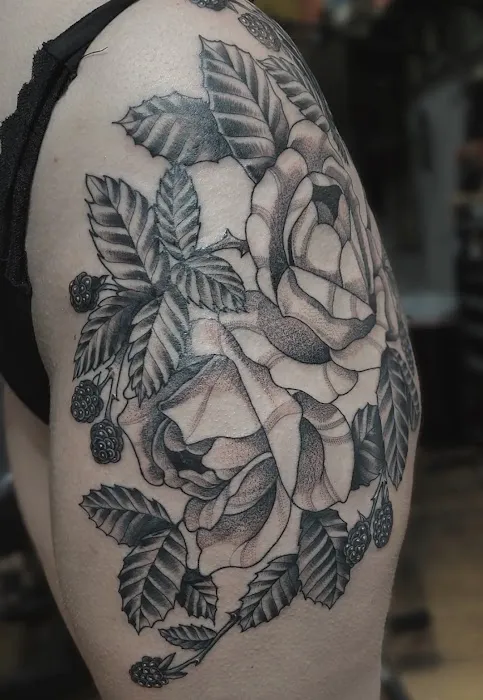Rabbit and Thorn Tattoo 5