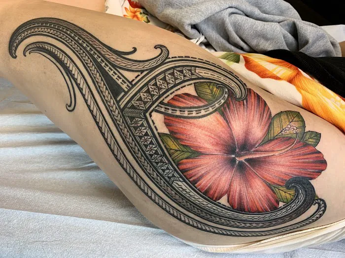The Black Lei Tattoo 5