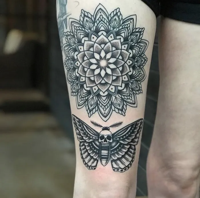 Black Sparrow Tattoo 0