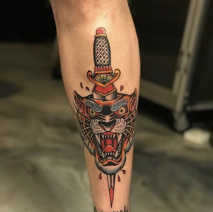 Black Sparrow Tattoo 3