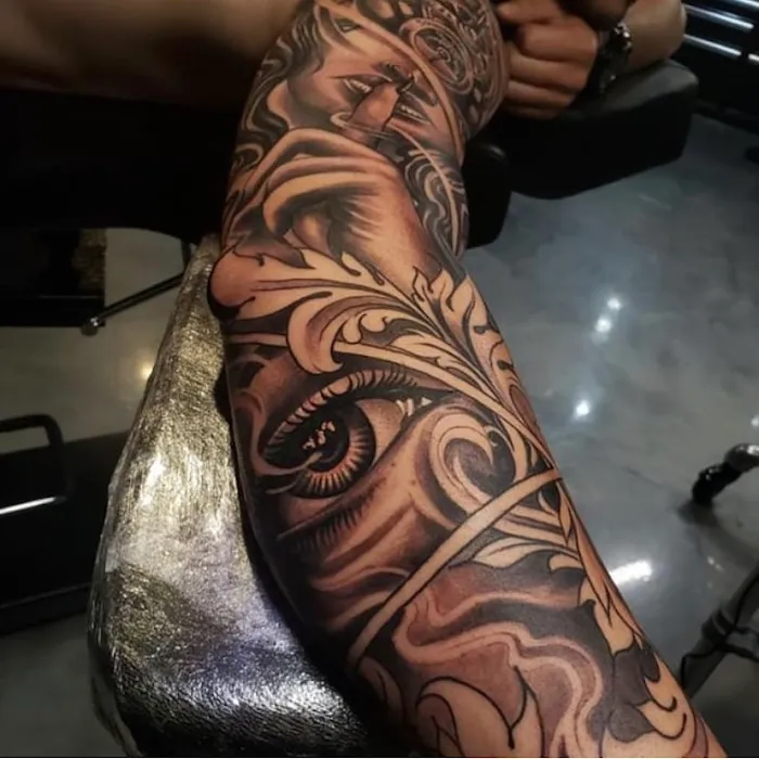 Black Sparrow Tattoo 8