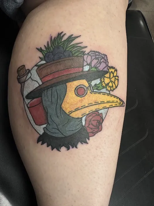 Copper Finch Tattoo 7
