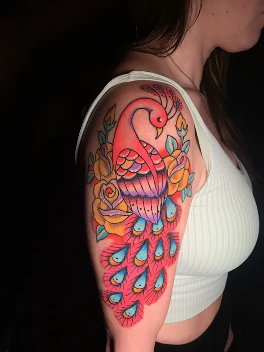 Black Dahlia Tattoo 1