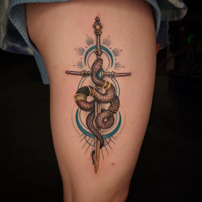 Black Dahlia Tattoo 2