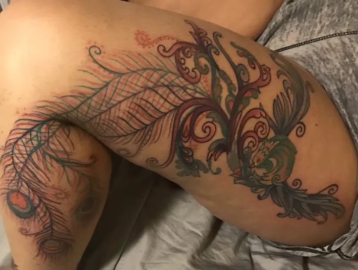 Shavon's Purple Lotus Tattoo 0