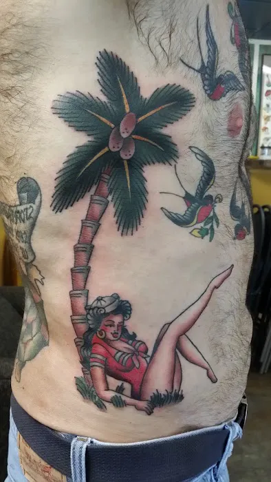 Sickle and Moon Tattoo 4