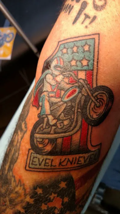 Sickle and Moon Tattoo 2
