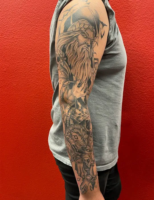 Electric Cactus Tattoo 8