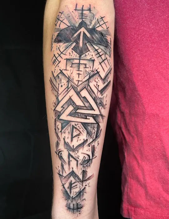 Electric Cactus Tattoo 1