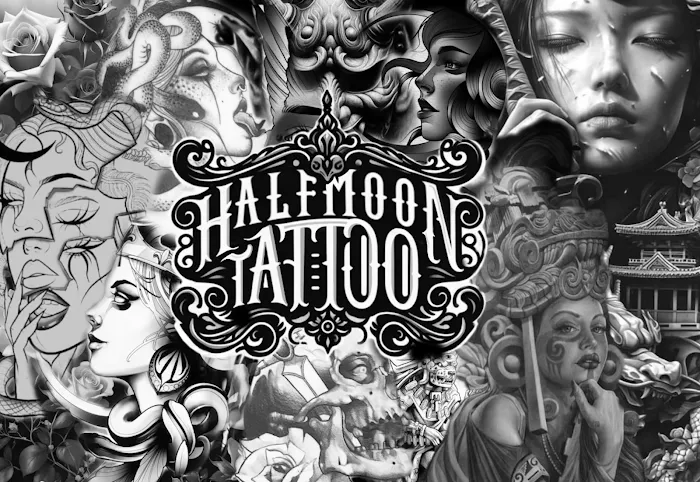 Half Moon Tattoo 6