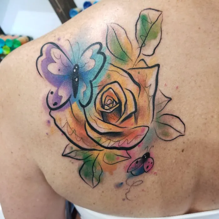 Outside The Lines Tattoo 5
