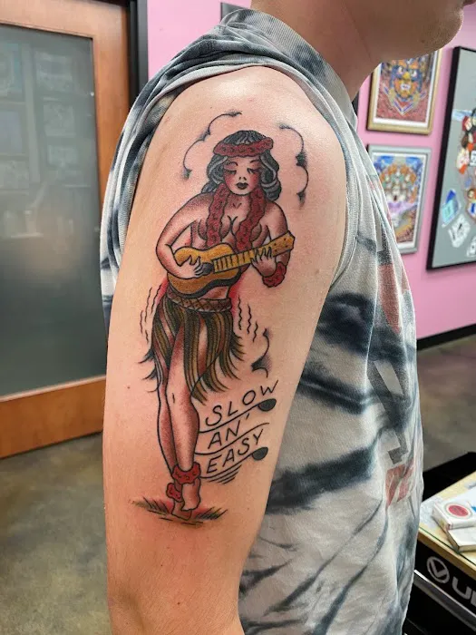 Aloha Monkey Tattoo 8