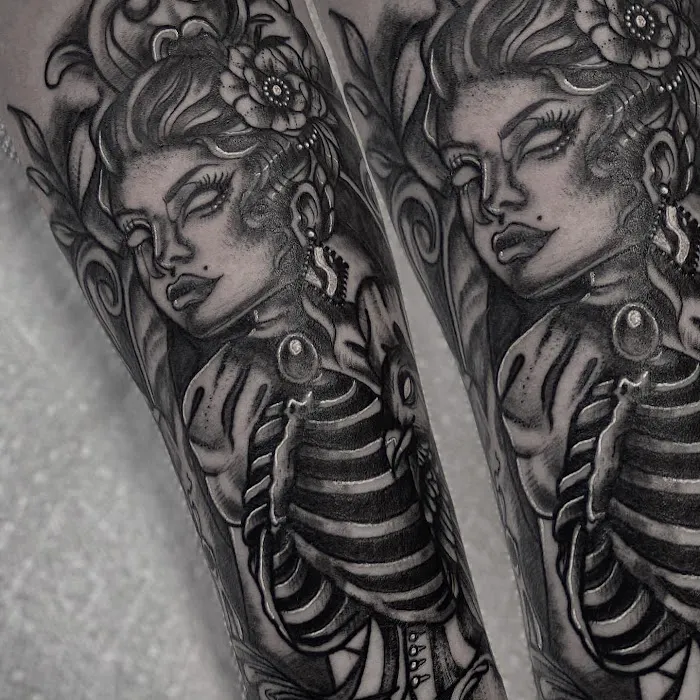 Black Cat Tattoo 1