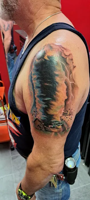 Emerald Monkey Tattoo 2
