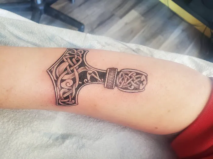 Golden Rose Tattoo 1