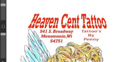 Heaven Cent Tattoo
