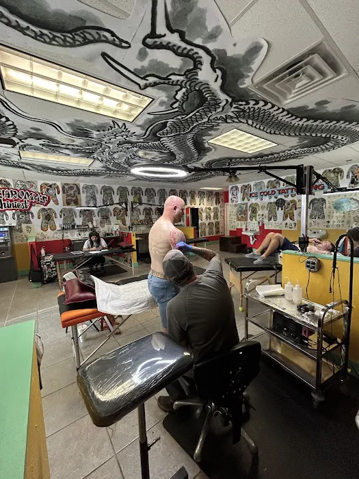 Chrome Dragon Tattoo 6