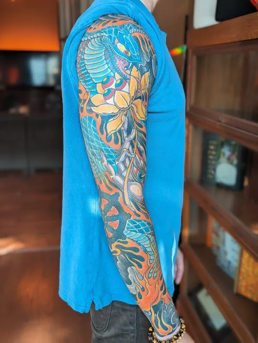 Chrome Dragon Tattoo 1
